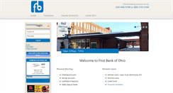 Desktop Screenshot of firstbankofohio.com